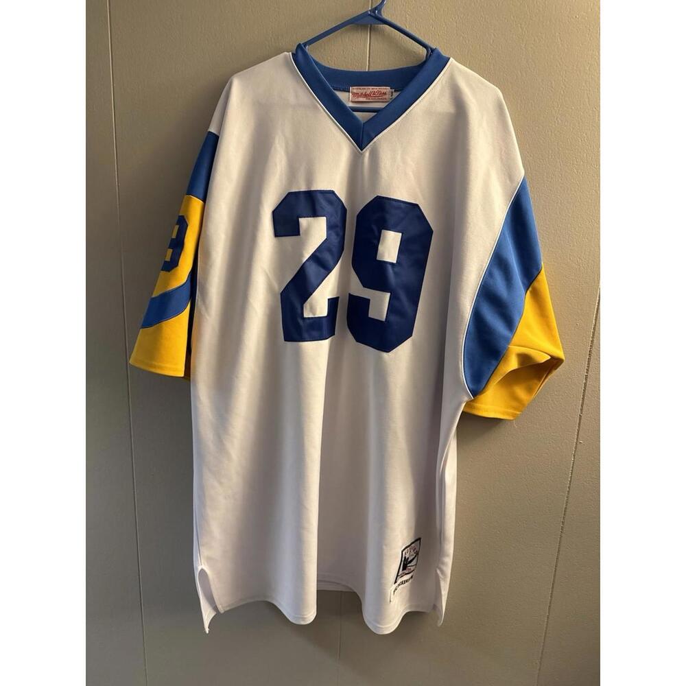 Size56 Los Angeles Rams Dickerson #29 Jeff Hamilton Players of the Century Away